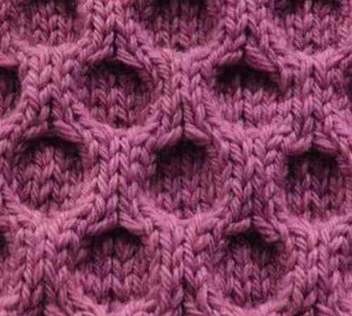 Berbagai macam motif rajutan honeycomb stitch